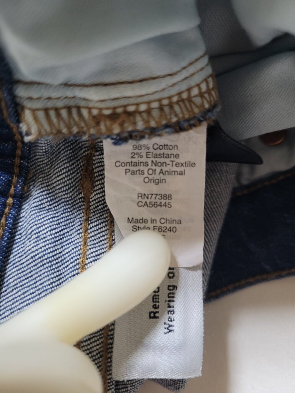 Madewell The Slim Boyjean Distressed Blue Denim Jeans Low Mid Rise Size 25 - Picture 8 of 13